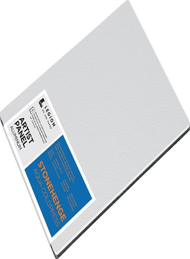 Stonehenge لوحة فنان ليجيون، 1/8" ألمنيوم مركب مصقول مع ورق ستونهنج أكوا بارد مضغوط أبيض، 100% قطن، 140 رطل، 5 x 7 بوصات لوسائط الرطبة - Image 2
