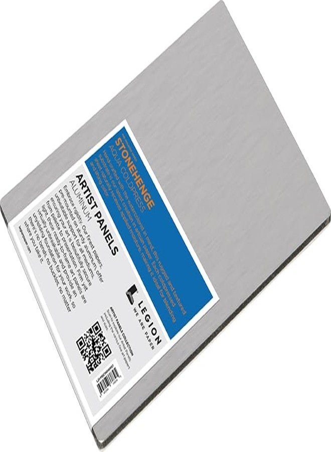 Stonehenge لوحة فنان ليجيون، 1/8" ألمنيوم مركب مصقول مع ورق ستونهنج أكوا بارد مضغوط أبيض، 100% قطن، 140 رطل، 5 x 7 بوصات لوسائط الرطبة - Image 3
