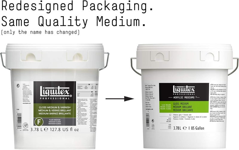 Liquitex Professional Gloss Medium - 1 Gallon (128 Fl Oz) Acrylic Medium for Artists - Image 2