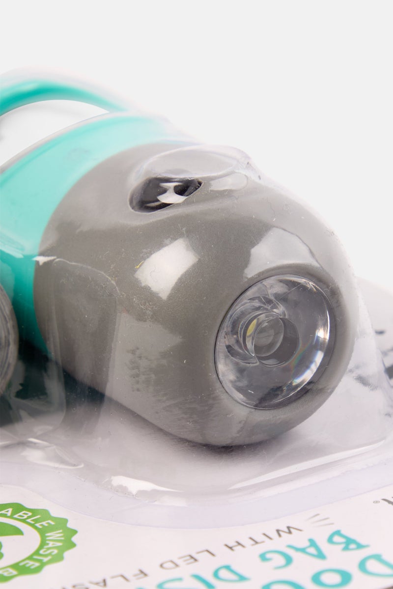 Pounce + Fetch Dog Waste Bag Dispenser With Flash Light, Grey - Image 3