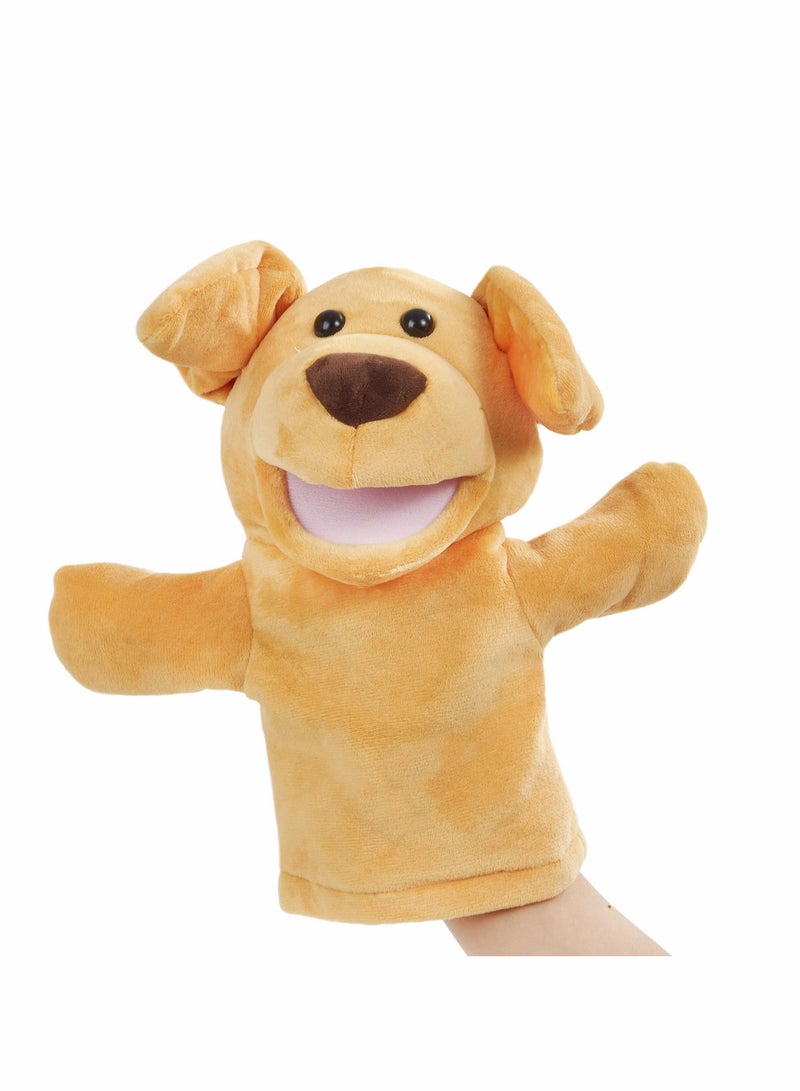 NIBEMINENT Hand Puppet Toys, Plush Stuffed Puppets Animals Soft Lovely Wildlife Toy Doll Funny Developing Intelligence Birthday Gifts for Kids Toddler Adults Babies - Image 1