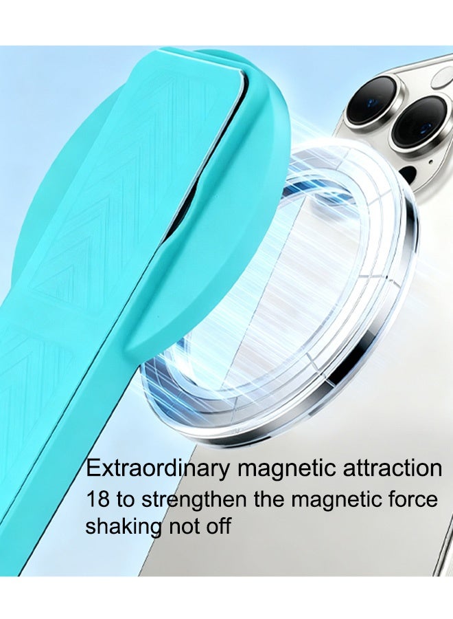 2 Pcs Strong MagSafe Phone Holder and Stand Foldable and Rotatable 360 ​​Degree Suitable for MagSafe Phones Desktop Commute Use Home Leisure Stand Travel,Black and Grey - Image 4