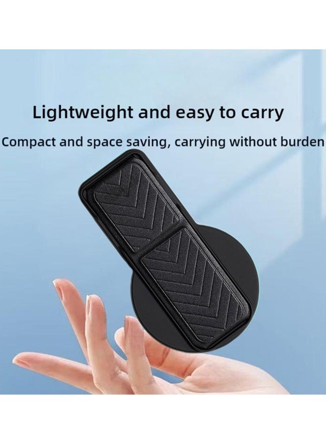 2 Pcs Strong MagSafe Phone Holder and Stand Foldable and Rotatable 360 ​​Degree Suitable for MagSafe Phones Desktop Commute Use Home Leisure Stand Travel,Black and Grey - Image 2