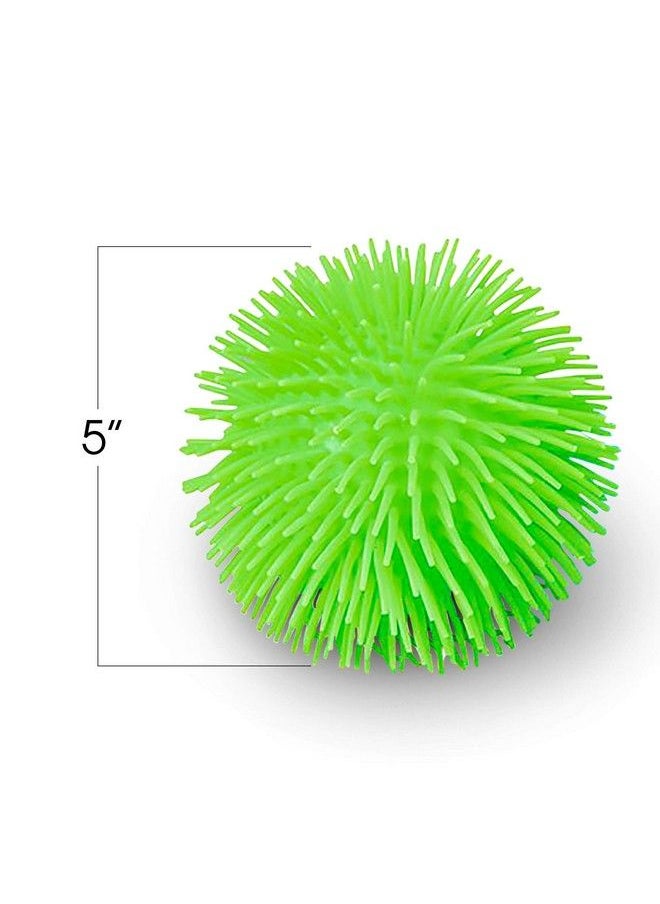 ArtCreativity - Puffer Balls Pack Of 12 Spiky Soft And Squeeze Stress Relief Balls For Kids And Adults Calming Sensory Balls For Autistic Children Birthday Party Favors For Boys And Girls - Image 1