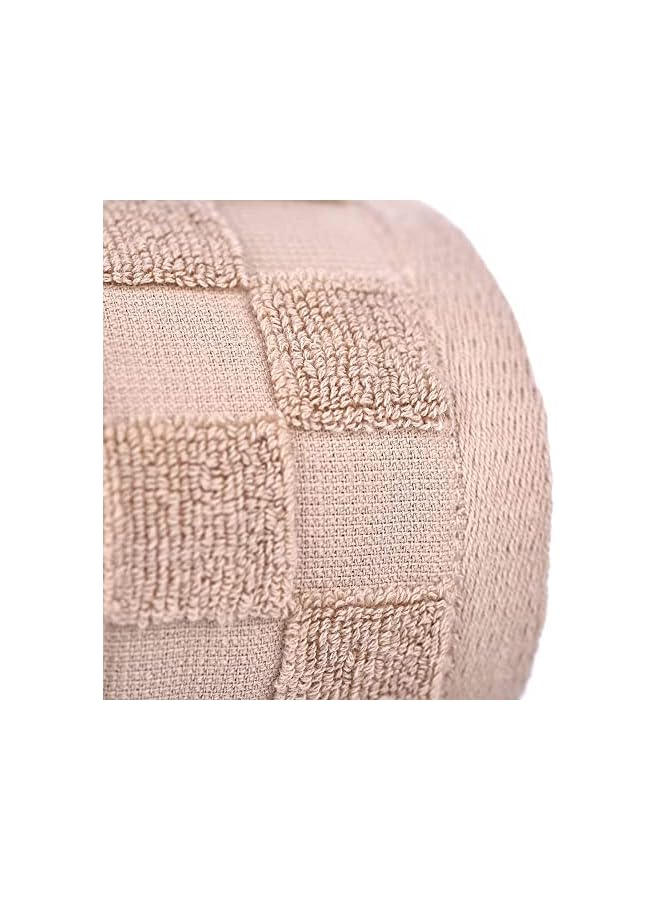 The Bros Bath Towels Soft Cotton 6 Piece,100% Cotton Anti Odor Family Towels, Highly Absorbent Quick-Drying Lightweight Spa Towel for Bathroom 2 Bath Towel 2 Washcloth 2 Hand Towel Brown - Image 4