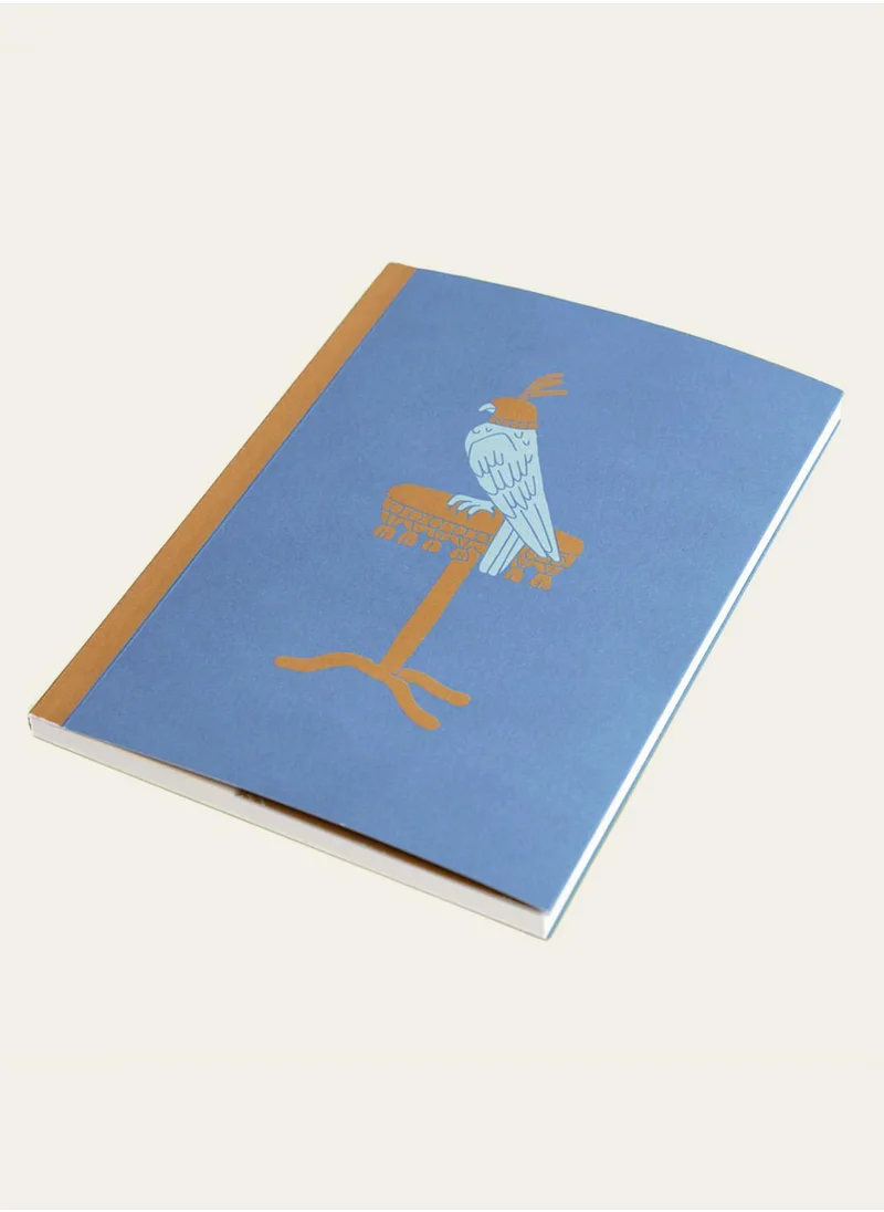 ليتل مجلس A5 notebook gatefold, falcon