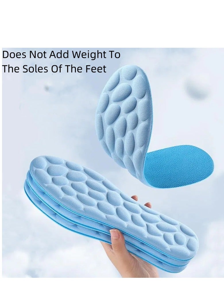 QZ (Two-Pack)4D pebbles super soft massage sports insole - Image 3