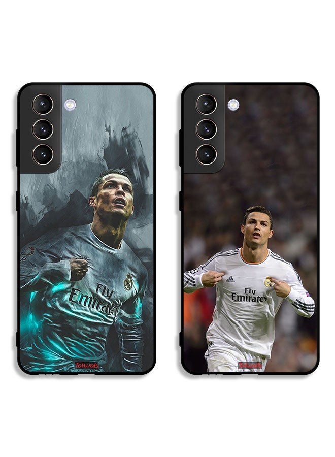 Tolwak Two Cases For Samsung Galaxy S21 5G Protective Covers Cristiano Ronaldo - Image 1