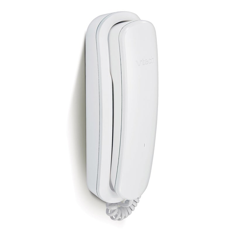 VTech CD1100 Trimstyle Corded Home Phone.No AC Power Required,Landline Phone with last number redial key,ringer control,receiver volume control,recall key,hearing aid compatible,table&wall mountable - Image 3