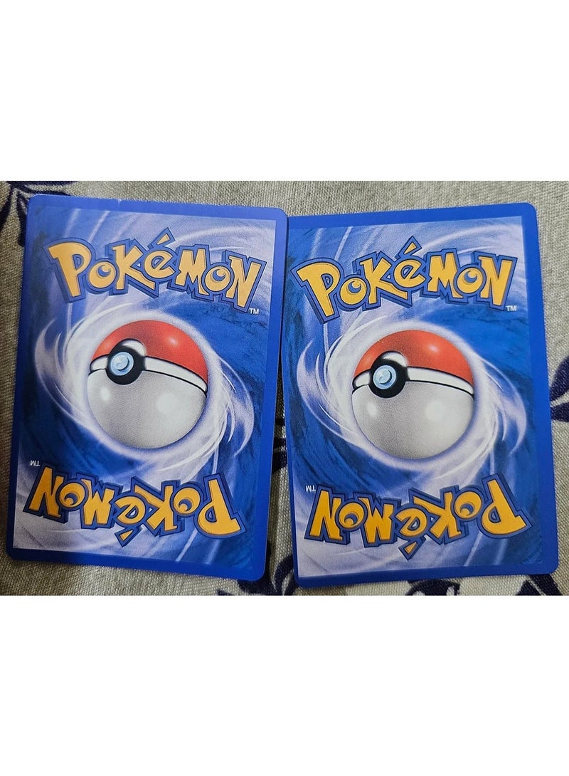 Pokemon 55-piece Pokémon Gold playing card set with metal storage box. Rare cards for kids and collectors. Educational trading card game and an ideal gift for boys. - Image 2