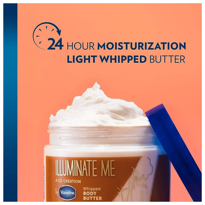 Vaseline Lotion - Illuminate Me Body Butter, Whipped Shea Butter Co-Created with Black Women for Luminous, Glowing Skin, Moisturizing Lotion for Extremely Dry Skin, Scented, 11 Oz Ea (Pack of 6) - Image 5