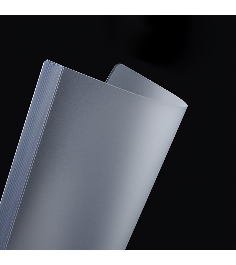 2PCS A4 Translucent Pull Out File Folders Frosted Thickened Rod Clear Report Folders Suitable For Letter Size Paper Covers Loose Leaf - Image 4