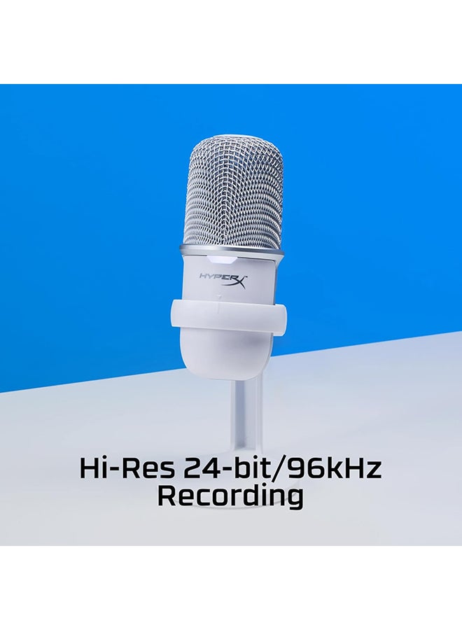 هايبركس HyperX SoloCast - ترقية 24 بت - ميكروفون ألعاب بمكثف USB، لأجهزة الكمبيوتر الشخصية وأجهزة PS4 وMac - Image 3