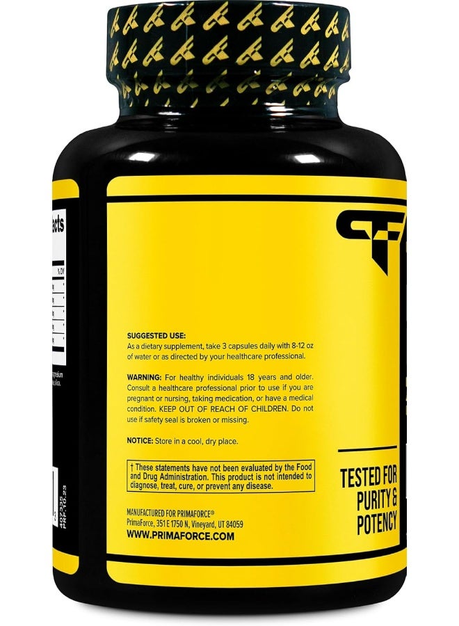 Primaforce معزز أكسيد النيتريك (2,250 ملغ، 120 كبسولة) - 40 حصة - Image 3