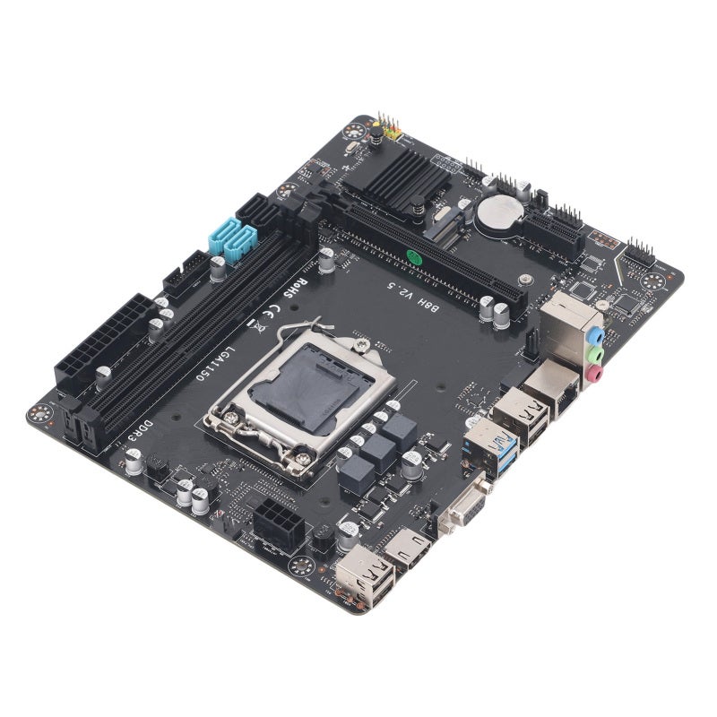 RMC LGA1150 Motherboard DDR3 Gaming Motherboard - H81 Computer Mainboard with USB 3.0 Ports for Home Computing - Image 2