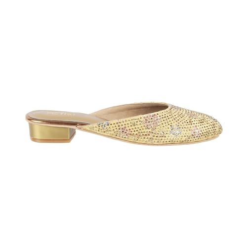 Metro Women Antic Gold Ethnicwear Mules UK/5 EU/38 (35-937) - Image 4