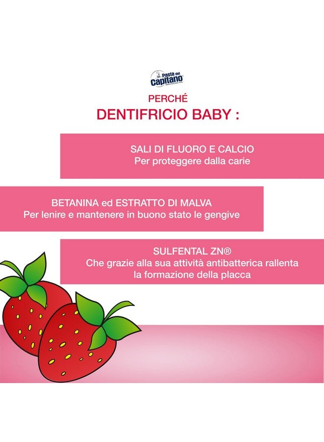 PASTA DEL CAPITANO Strawberry Baby Toothpaste +3 Years 75 Ml by Pasta del Capitano - Image 3