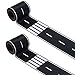 RECER Black Track TapeToy Car Tape Track for KidsRace Cars Decorations for Kids Birthday Party 2 Rolls 24 x 33 - Image 3
