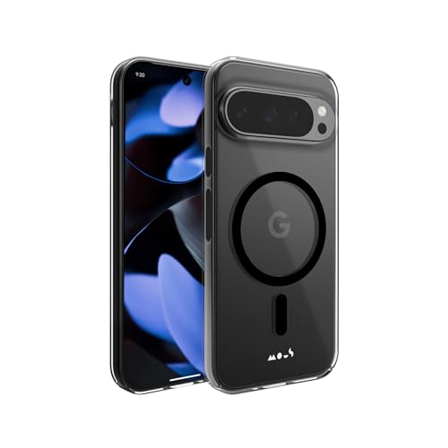 Mous for Google Pixel 9 Pro Case Clear MagSafe Compatible - Super Thin - Crystal Clear & Slim Design - Image 1
