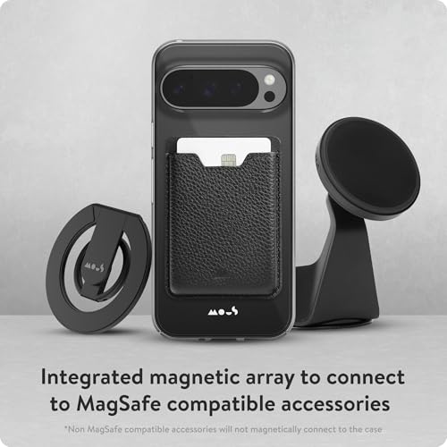 Mous for Google Pixel 9 Pro Case Clear MagSafe Compatible - Super Thin - Crystal Clear & Slim Design - Image 5