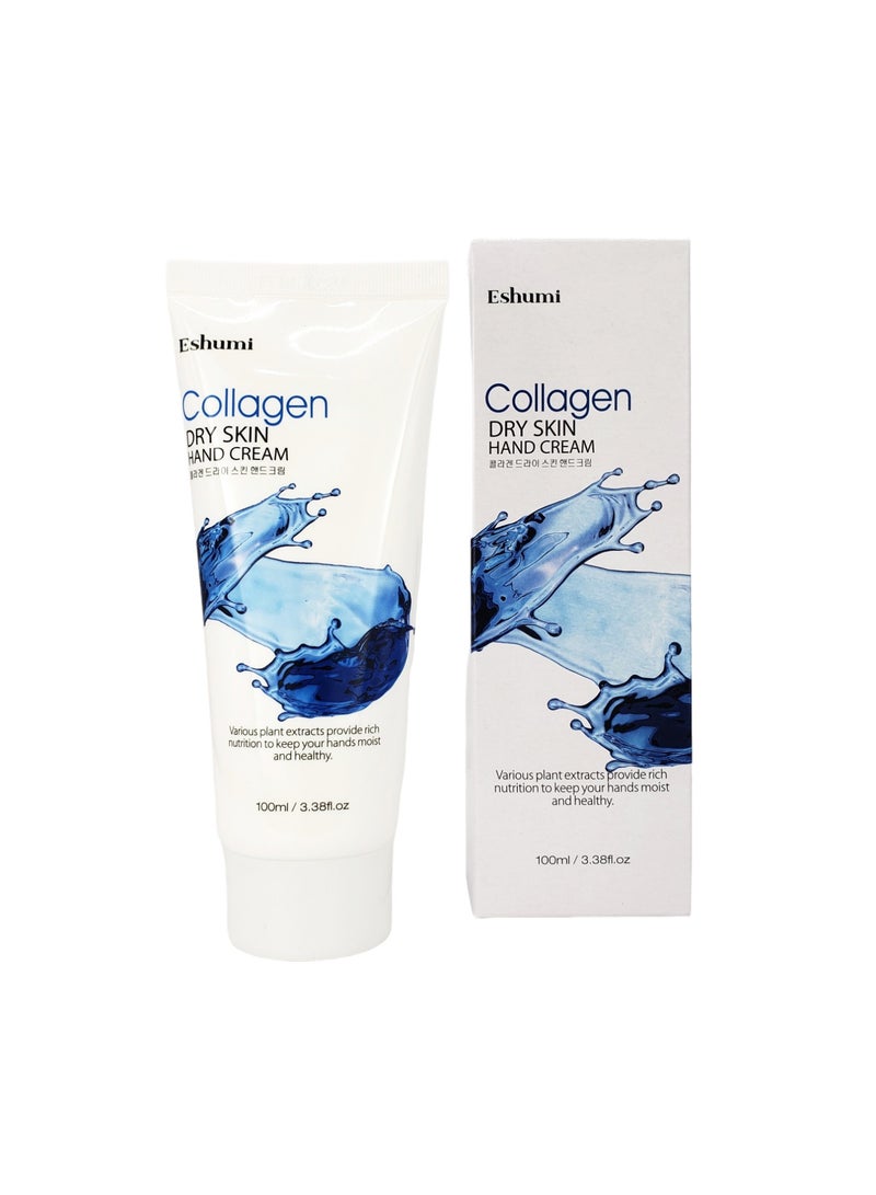 Eshumi KOREAN PRODUCT ESHUMI COLLAGEN DRY SKIN HAND CREAM -various plant extracts provide rich nutrition to keep your hands moist and healthy 100 ml - Image 1