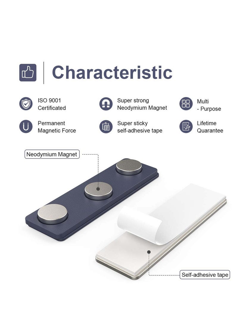 20 Pcs Magnetic Name Tags for Clothing, Durable Metal Badge Holders with Neodymium Magnets - Image 2