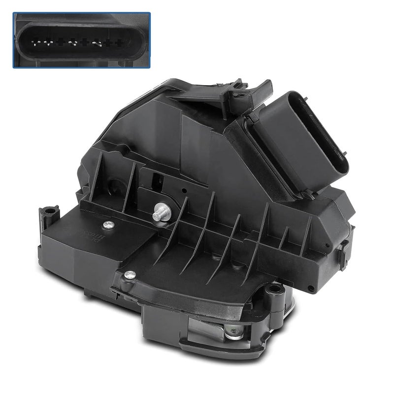 Qagea Rear Right Passenger Side Door Lock Latch Actuator 4 Pins for Ford and Lincoln Models - Image 1