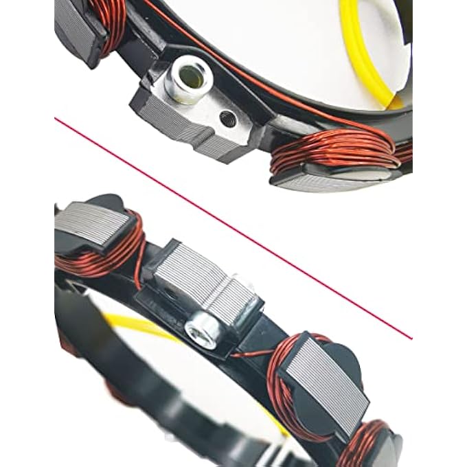 DABAZUALY 592830 Alternator Stator Fit for BS 10-16 Amp with 845907 Voltage Regulator, Repacle 394890 393374 691185 696458 691064 S2546 S1742 SST18 X330 Z225 Z245 Z425 Z435 Z445 Z465 Lawn Mower - Image 3