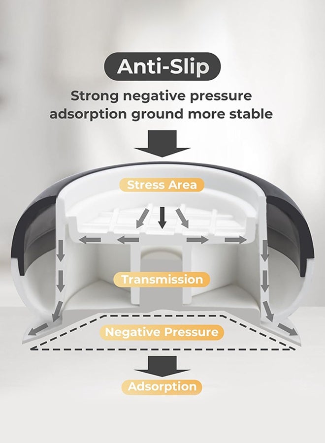 سويت لايف 4 قطع من وسادات مضادة للاهتزاز لغسالة الملابس، تمنع حركة الغسالة والمجفف، وتمنع الضوضاء، ونقل الاهتزاز، وأقدام دعم مثبتة مضادة للاهتزاز - Image 2