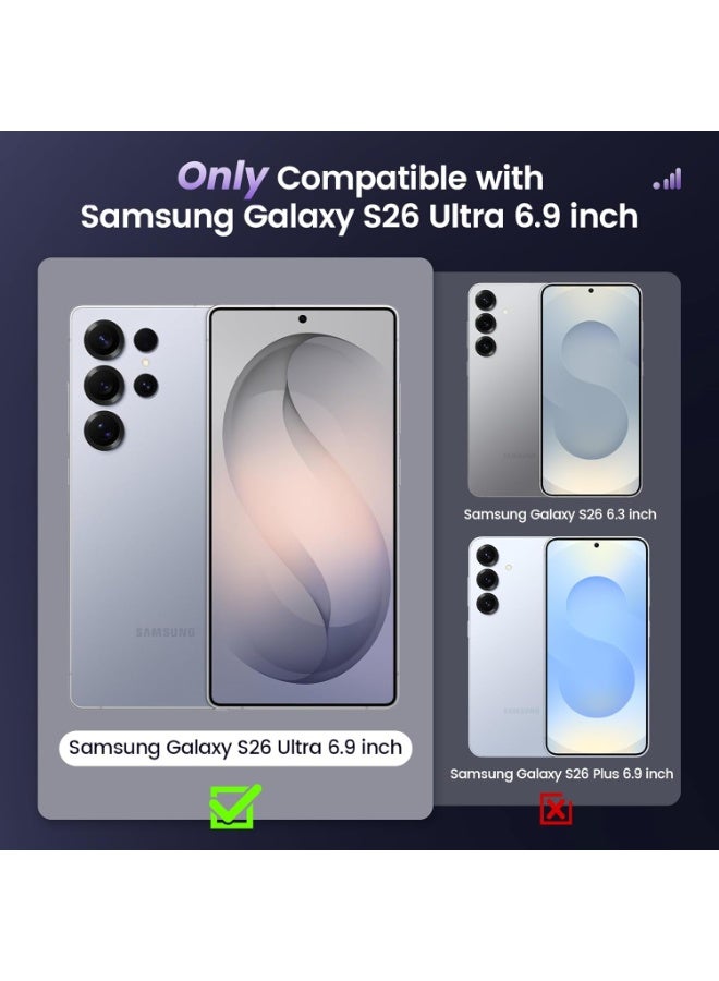 [2 Pack] Privacy Screen Protector for Samsung Galaxy S26 Ultra, Shatterproof & Longest Durable Anti-Spy Tempered Glass Film for Samsung Galaxy S26 Ultra - Image 2