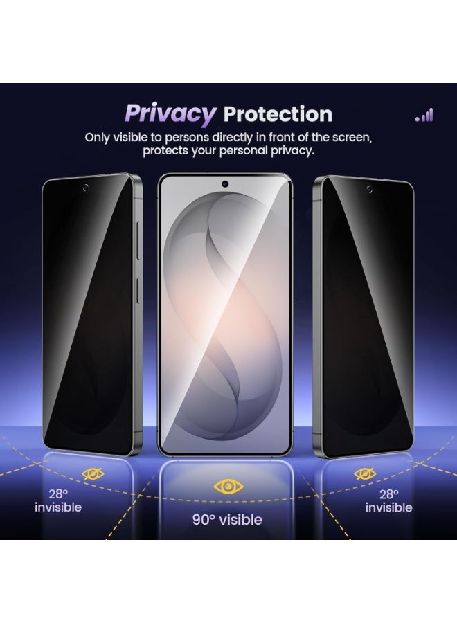 [2 Pack] Privacy Screen Protector for Samsung Galaxy S26 Ultra, Shatterproof & Longest Durable Anti-Spy Tempered Glass Film for Samsung Galaxy S26 Ultra - Image 5