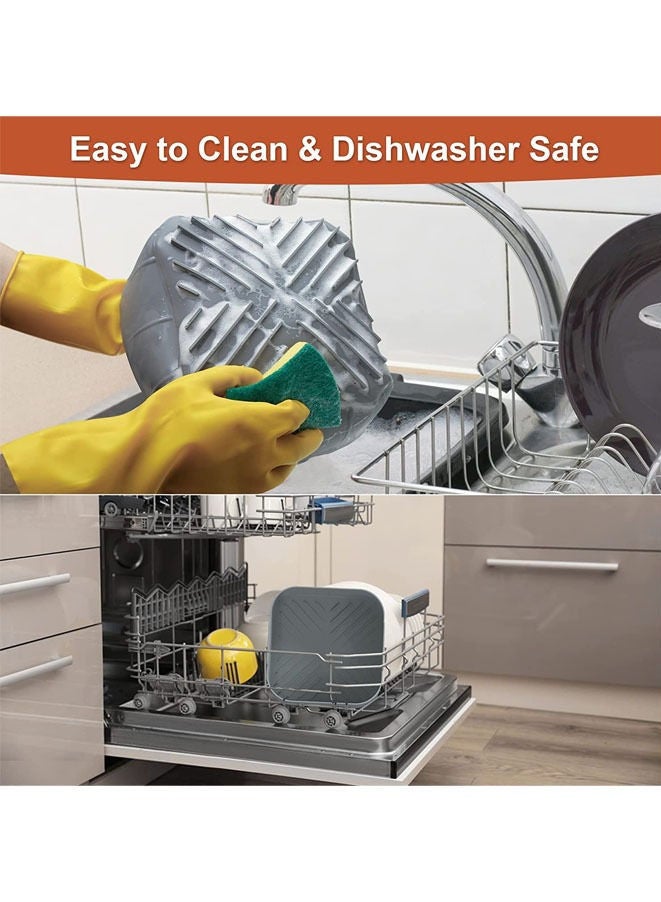 مقلاة هوائية من السيليكون، صينية خبز مربعة بدرجة حرارة عالية - Image 4