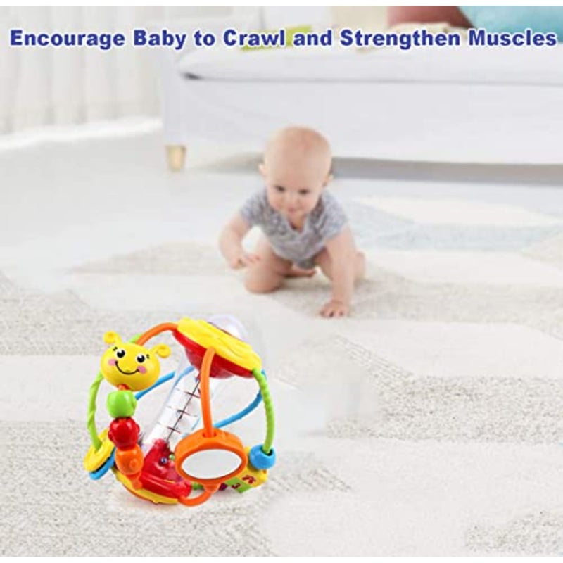 Baby Toys 0-6-12 Months, Baby Rattle Toys Activity Ball Infant Toys 6 Month Old Baby Toys 3-6 Months, Shaker Grab Spin Travel Toys Easter Basket Stuffers - Image 5