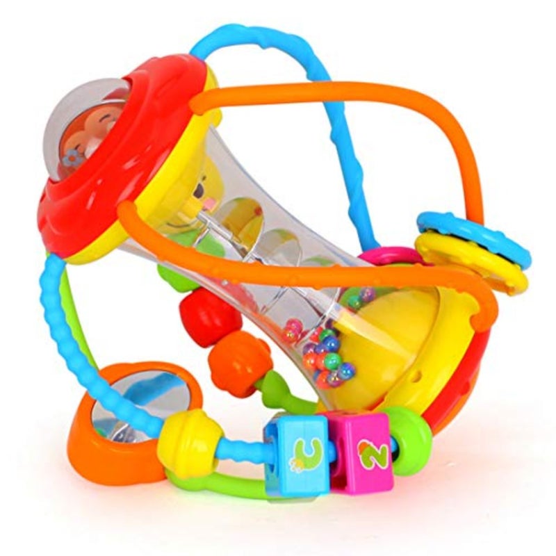 Baby Toys 0-6-12 Months, Baby Rattle Toys Activity Ball Infant Toys 6 Month Old Baby Toys 3-6 Months, Shaker Grab Spin Travel Toys Easter Basket Stuffers - Image 2