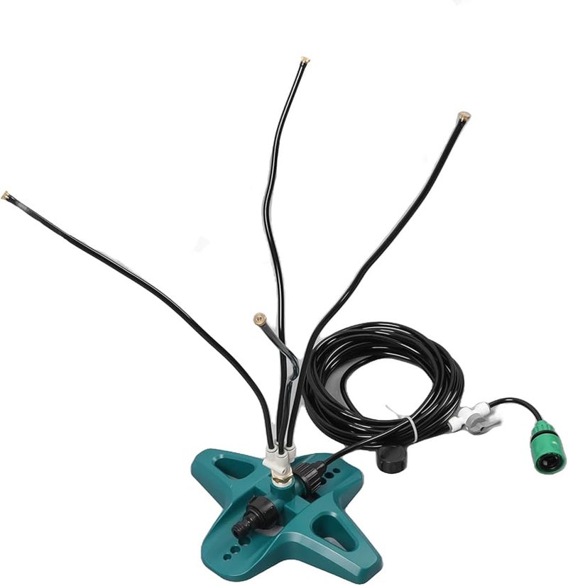 نظام التبريد بالرذاذ المحمول للخارج 8 أمتار خط 4 فوهات نحاسية وقوف تبريد - Image 3