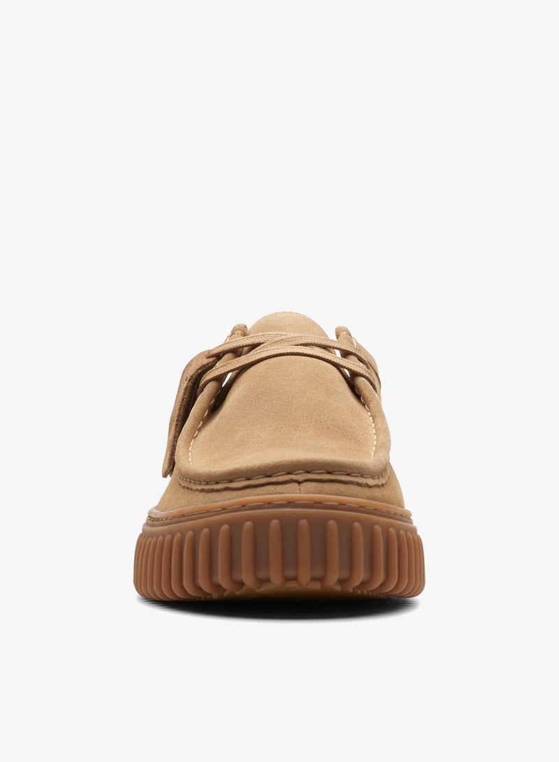 clarks Torhill Lo Dark Sand Suede - Image 3