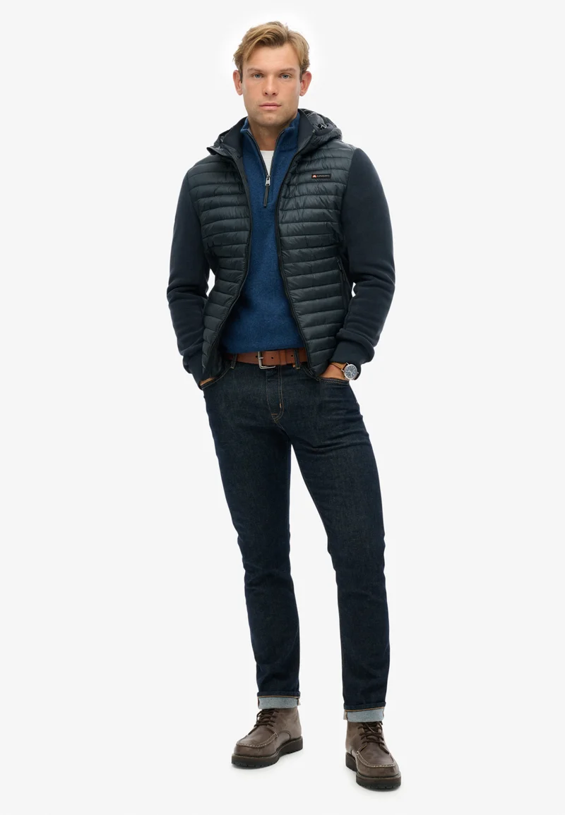 Superdry  Hooded Storm Fleece Hybrid Jacket for Men | Best Price UAE