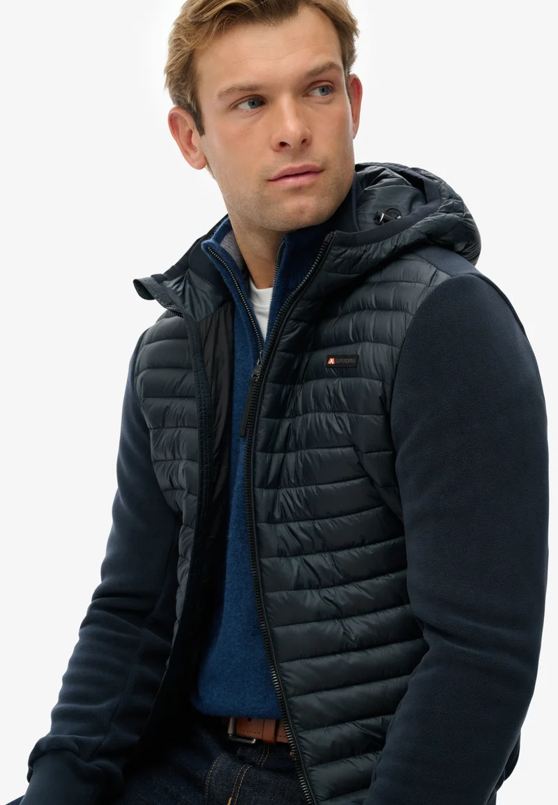 Superdry  Hooded Storm Fleece Hybrid Jacket for Men | Best Price UAE