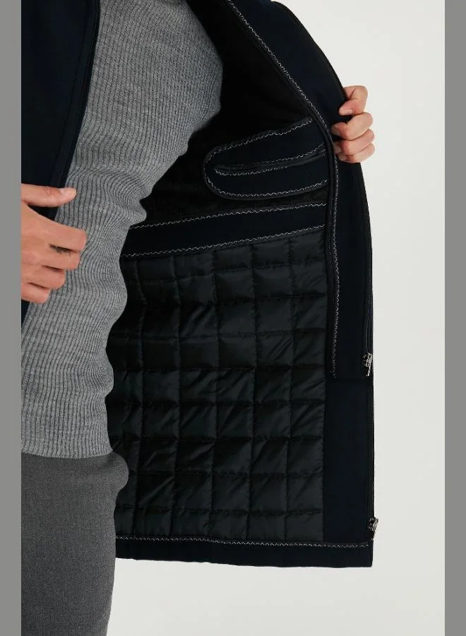 Buratti  Buratti Slim Fit Removable Furry Collar Detailed Lined Cashmere Coat Men's COAT 58400217 for Men | Best Price UAE