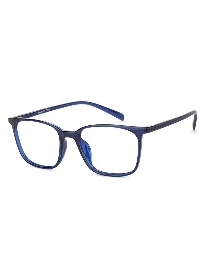 LENSKART BLU | Zero Power Blue Cut Computer Glasses | Gaming Glasses | Anti Glare, Lightweight & Blocks Harmful Rays | UV Protection Specs | Men & Women | Medium | LB E13526 - Image 2