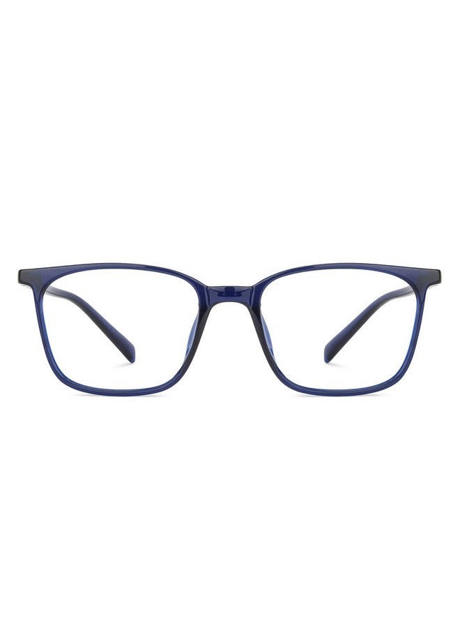 LENSKART BLU | Zero Power Blue Cut Computer Glasses | Gaming Glasses | Anti Glare, Lightweight & Blocks Harmful Rays | UV Protection Specs | Men & Women | Medium | LB E13526 - Image 1