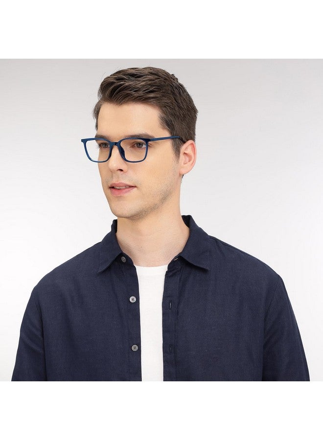 LENSKART BLU | Zero Power Blue Cut Computer Glasses | Gaming Glasses | Anti Glare, Lightweight & Blocks Harmful Rays | UV Protection Specs | Men & Women | Medium | LB E13526 - Image 3