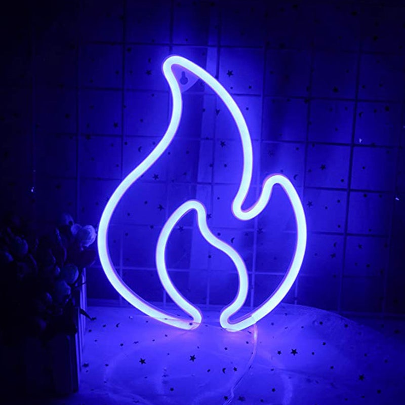 Neon Light Party Atmosphere Light Flame Neon Lamp Hanging Decoration - Image 5