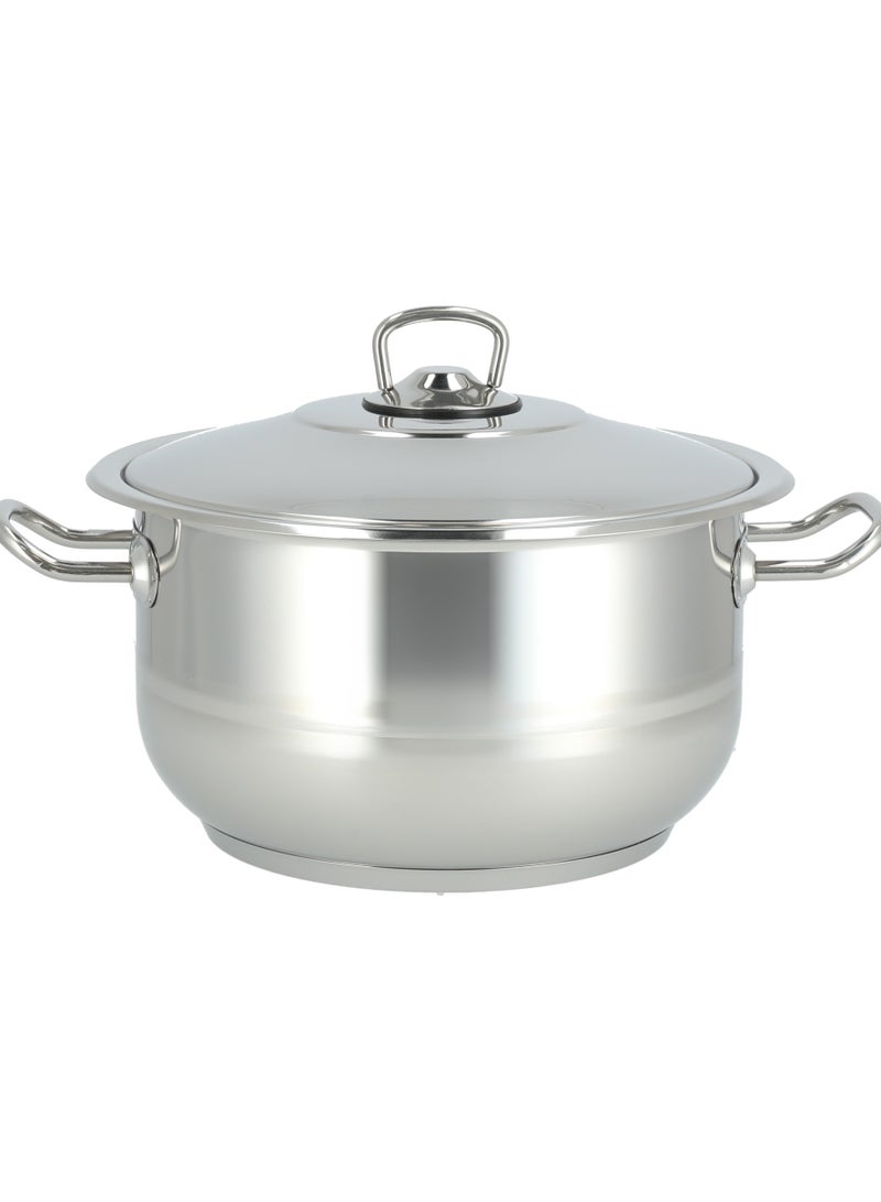 ALBERTO 7 Piece Cookware Set With Lid Stainless steel - Image 2