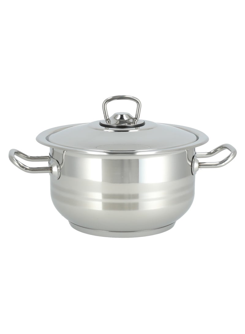 ALBERTO 7 Piece Cookware Set With Lid Stainless steel - Image 3