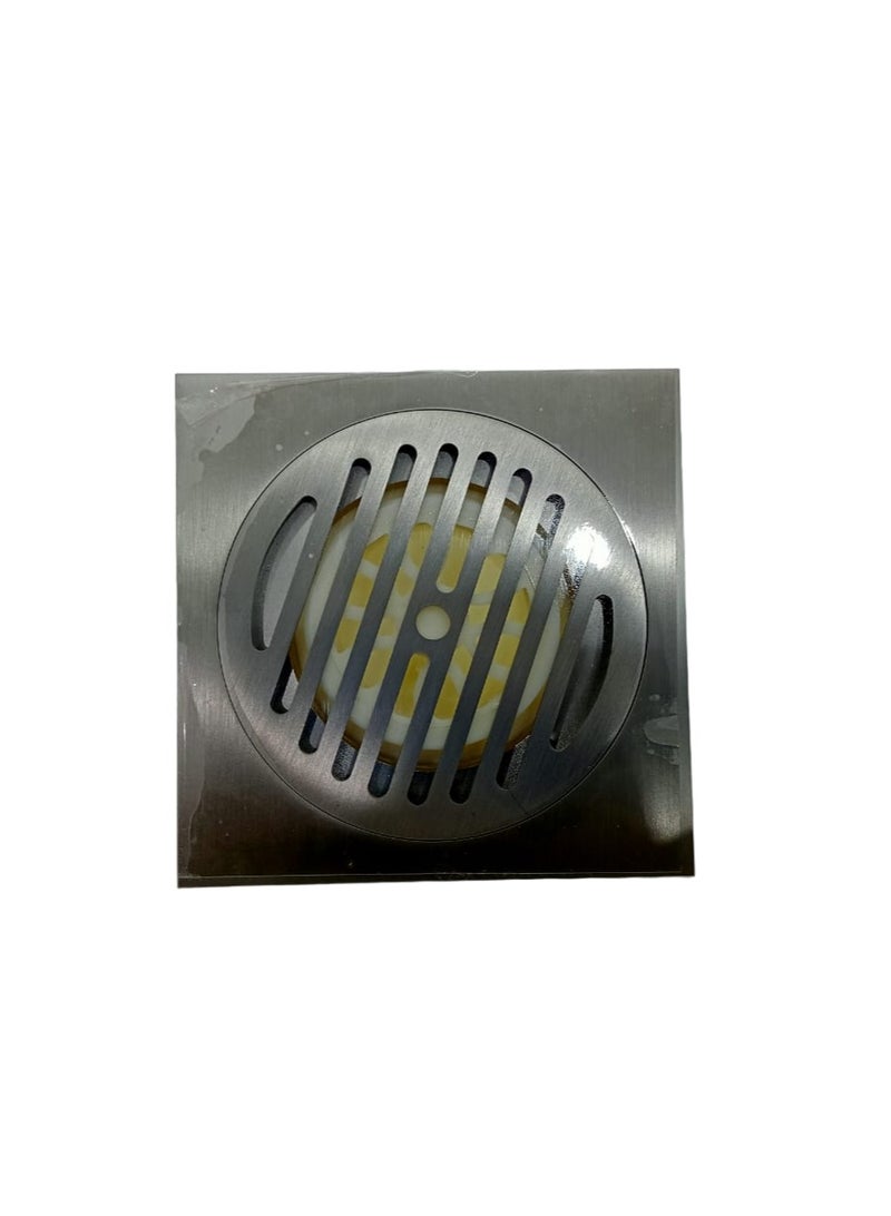 "Brushed Stainless Steel Floor Drain with Plastic Anti-Odor Core | Bathroom, Kitchen, Shower, and Toilet" - Image 3