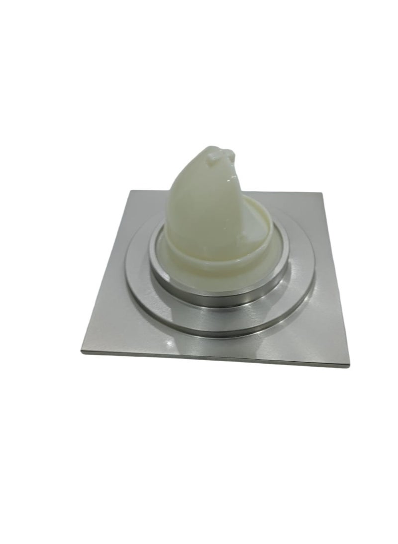 "Brushed Stainless Steel Floor Drain with Plastic Anti-Odor Core | Bathroom, Kitchen, Shower, and Toilet" - Image 5