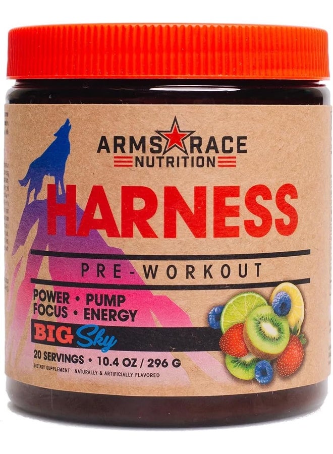 GNC Arms Race Nutrition Harness Pre-Workout, 20 Servings Big Sky - Image 1