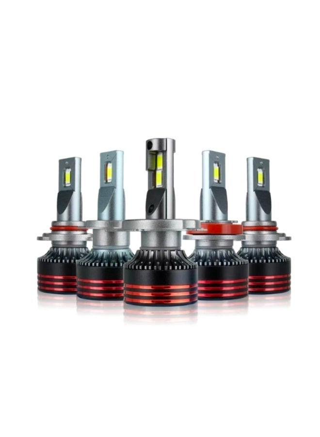 مصباح أمامي للسيارة LED طراز Y8 PRO-H13، ضوء أبيض 6500 كلفن، 50-65 واط، سطوع عالٍ، تبريد من الألومنيوم المستخدم في صناعة الطائرات، عمر افتراضي طويل - Image 2