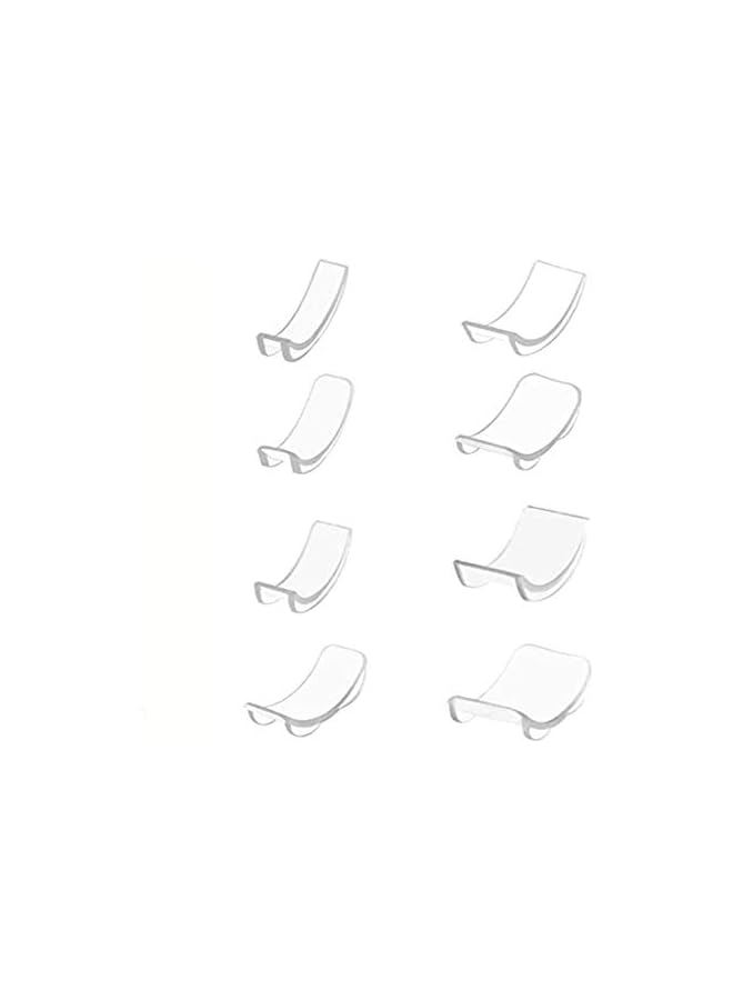 jaexest Ring Size Adjuster for Loose Rings (Pack of 8,8 Sizes) silicone - Image 1
